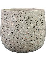 Кашпо Tina pot terrazo grey D21 H17 см