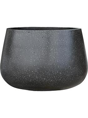 Кашпо Baq terrazzo darcy low black Кашпо Baq terrazzo darcy low black