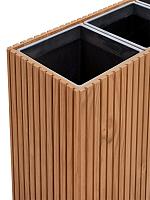 Кашпо Baq radia square natural (с техническим горшком) L38 W38 H38 см