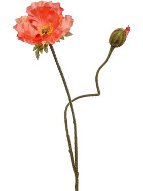 Цветок Мака персиковый искусственный