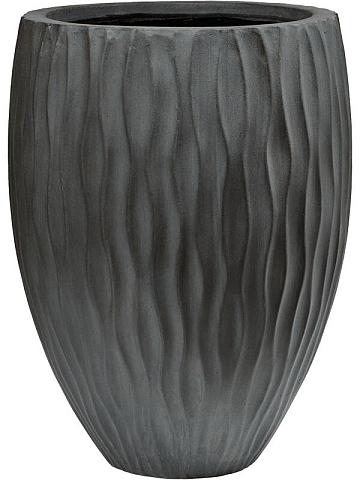 Кашпо Wave bond s, charcoal cement Кашпо Wave bond s, charcoal cement