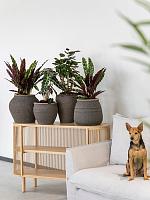 Кашпо Mediterranean athena s umber brown D28 H24 см