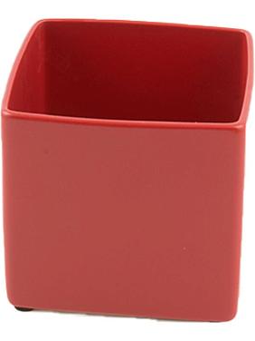 Кашпо Basic square minipot red Кашпо Basic square minipot red