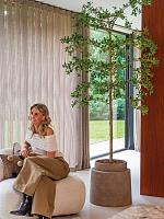 Кашпо Colorado pot terra dark D38 H36 см