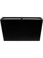Кашпо Vepo betula rectangle anthracite L130 W40 H120 см