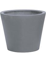 Кашпо Fiberstone bucket xs grey D40 H35 см