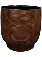 Кашпо Lykke pot chestnut D27 H25 см