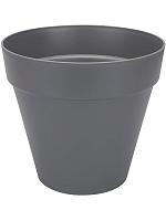 Кашпо Loft urban round anthracite D29 H26 см Кашпо Loft urban round anthracite D29 H26 см