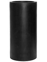 Кашпо Fiberstone klax l black D40 H80 см
