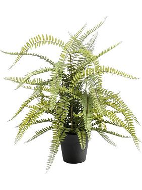 Папоротник Нефролепис Бостон в горшке искусственный
