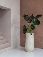 Кашпо Mineral nax l travertine beige D50 H100 см
