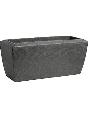 Кашпо Capi arc granite planter rectangle anthracite Кашпо Capi arc granite planter rectangle anthracite