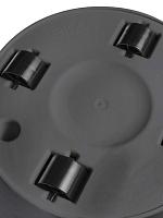 Кашпо Loft urban round with wheels anthracite D39 H35 см Кашпо Loft urban round with wheels anthracite D39 H35 см