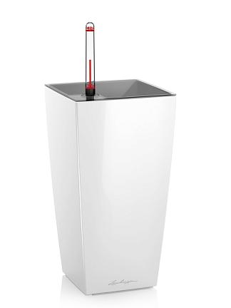 Кашпо Lechuza mini-Cubi и maxi-Cubi (белый лакированный)