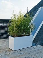 Кашпо Fiberstone jumbo jort l glossy white L120 W45 H60 см