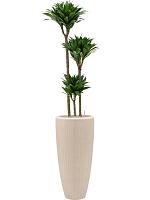 Кашпо Baq polystone plain partner natural (с техническим горшком) D30 H70 см