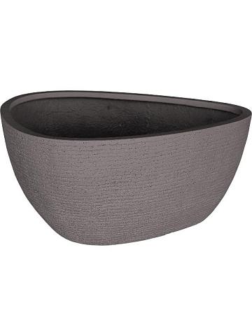 Кашпо Ruvido organic low ash brown