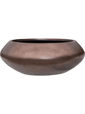 Кашпо Baq metallic silver leaf bowl ufo matt coffee Кашпо Baq metallic silver leaf bowl ufo matt coffee