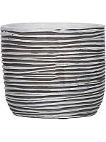 Кашпо Capi nature rib planter ball ivory D9 H8 см