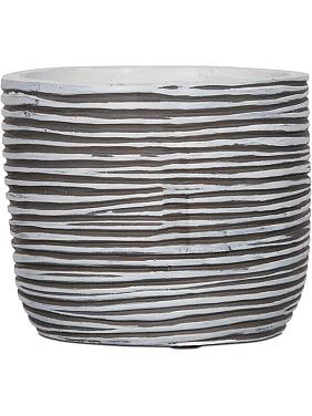 Кашпо Capi nature rib planter ball ivory Кашпо Capi nature rib planter ball ivory