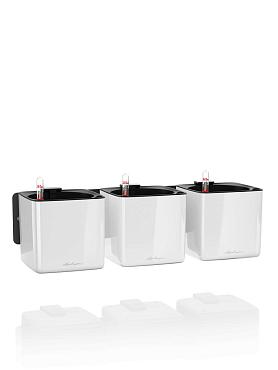 Кашпо Lechuza Green Wall Home Kit Glossy (белый лакированный)