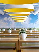 Кашпо Fiberstone beth xs glossy white D25 H20 см