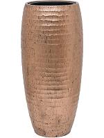 Кашпо Baq opus hammered partner gold (с техническим горшком) D35 H75 см