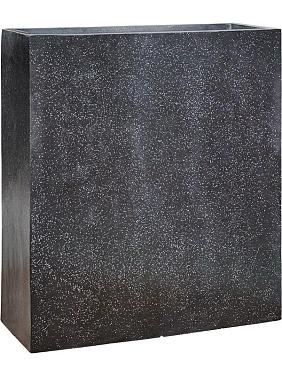 Кашпо Baq terrazzo rectangle black Кашпо Baq terrazzo rectangle black