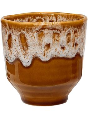 Кашпо Otis pot 2-tone ochre Кашпо Otis pot 2-tone ochre