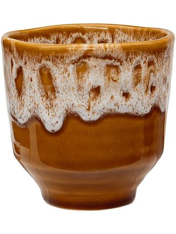 Кашпо Otis pot 2-tone ochre Кашпо Otis pot 2-tone ochre