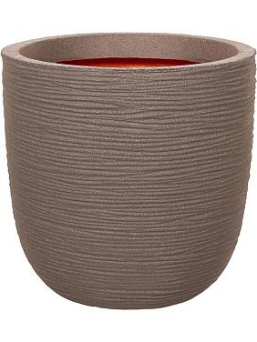 Кашпо Capi nature rib nl planter ball warm taupe Кашпо Capi nature rib nl planter ball warm taupe