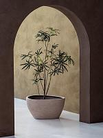 Кашпо Ruvido organic low sand D93 H50 см