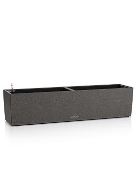 Кашпо Lechuza Balconera Stone 80 (графитовый черный)