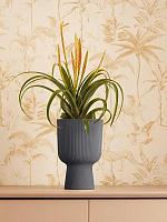 Кашпо Vibes fold coupe anthracite D14 H21 см