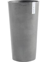 Кашпо Ecopots amsterdam extra high 90 grey D50 H90 см