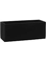 Кашпо Fiberstone balcony s black L50 W20 H20 см