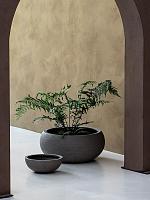 Кашпо Terreno low balloon clay D26 H13 см