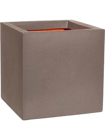 Кашпо Capi urban smooth nl pot square warm taupe Кашпо Capi urban smooth nl pot square warm taupe