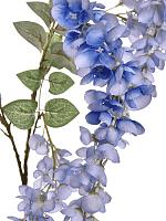 Глициния ветвь с синими цветами искусственная H110 см