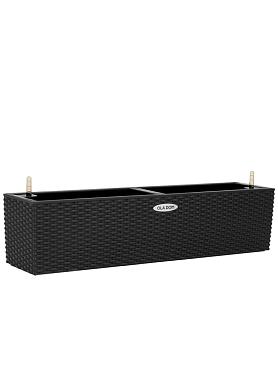 Кашпо Ola Dom Balcony Rattan (антрацитовый)