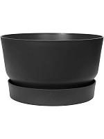 Кашпо Greenville bowl living black D33 H19 см Кашпо Greenville bowl living black D33 H19 см