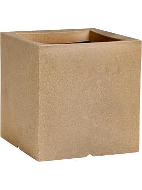 Кашпо Capi urban smooth nl pot square beige Кашпо Capi urban smooth nl pot square beige