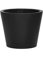 Кашпо Fiberstone bucket s black D50 H40 см Кашпо Fiberstone bucket s black D50 H40 см