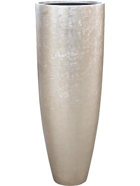 Кашпо Baq metallic silver leaf partner matt light champagne (с техническим горшком) Кашпо Baq metallic silver leaf partner matt light champagne (с техническим горшком)