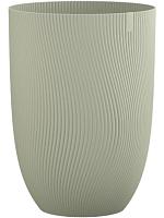 Кашпо Sereh round high nordic green D30 H41 см