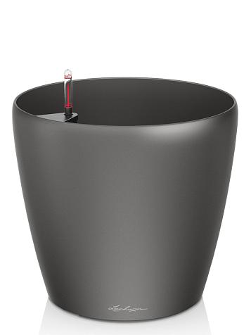 Кашпо Lechuza Classico 60 антрацитовый металлик