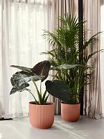 Кашпо Vibes fold round delicate pink D39 H36 см