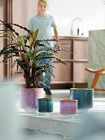Кашпо Tupelo pot reactive jade blue D17 H17 см
