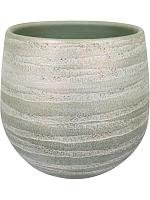 Кашпо Joyce pot shiny olive D15 H13 см