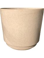 Кашпо Cera pot reactive white D29 H26 см